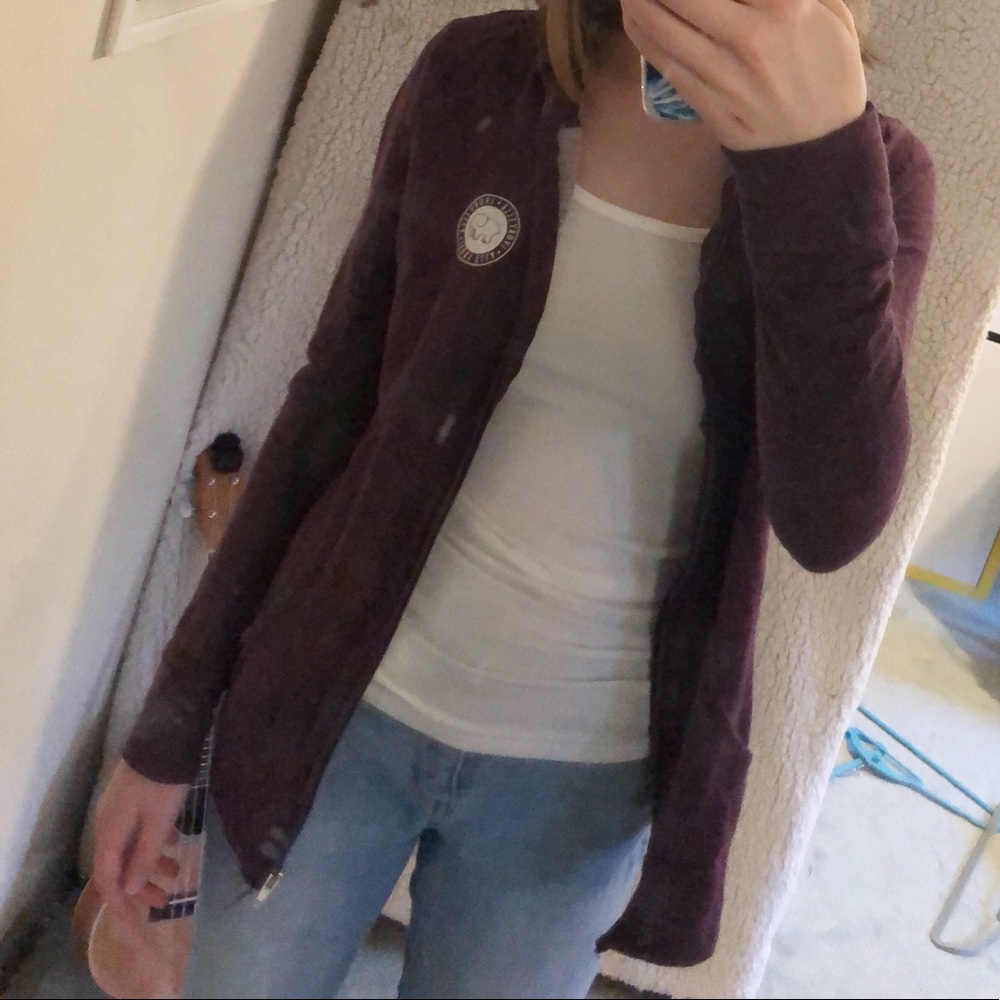 Ivory Ella zip up jacket